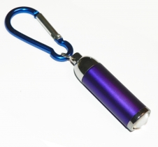 Tiny Blue Pocket Light Torch Adjustable Beam Width LED. Batteries included Tackle Accessories